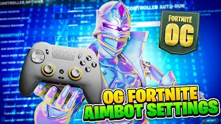 NEW BEST Aimbot Controller Settings For Fortnite Season OG BEST XBOXPS4 Sensitivity [upl. by Durnan674]