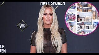 Khloe Kardashian Shows Off Her Organized Pantry and Calls It ‘My Happy Place’ [upl. by Hyde326]