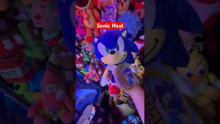 Sonic Plush Haul 😧 shorts clawmachine arcade sonic sonicthehedgehog fnaf [upl. by Wilscam145]