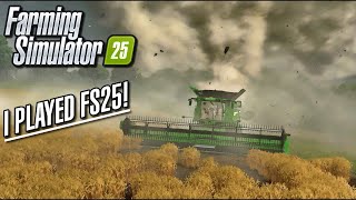 FS25 NEW GAMEPLAY TORNADO AGYA  FARMING SIMULATOR 25  2 [upl. by Portuna295]