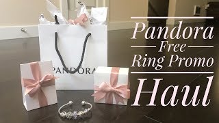 Pandora Haul July 2017 Free Ring Promo [upl. by Novonod645]