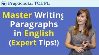 Writing English Paragraphs  Tips for TOEFL amp IELTS Writing [upl. by Brunella]