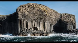 Fingals Cave With Music On Visit To Island Of Staffa Inner Hebrides Scotland [upl. by Helaine385]