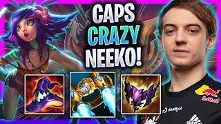 CAPS IS CRAZY WITH NEEKO  G2 Caps Plays Neeko Mid vs Ahri  Season 2024 [upl. by Anairuy]