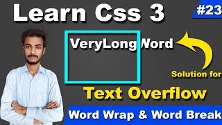 CSS Word Wrap amp Word Break Properties solution for overflow text in div using CSS cyber warriors [upl. by Ezaria]