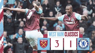 West Ham 31 Chelsea  Hammers Produce Incredible SecondHalf Comeback  Classic Match Highlights [upl. by Idnarb]