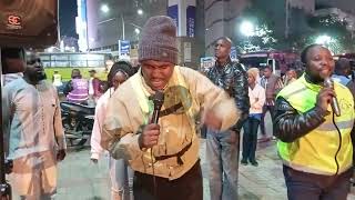 STREET WORSHIP AT NAIROBI CBD Accra Road [upl. by Ahsaeyt16]