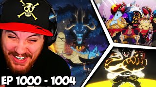 One Piece Episode 1000 1001 1002 1003 1004 Reaction  EPISODE 1000 IS HERE [upl. by Eerual958]