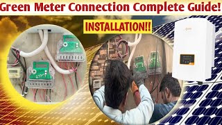 Installation of green meter  green meter connection [upl. by Anneliese39]