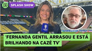 CazéTV Fernanda Gentil deixou fracassos da Globo no passado VEJA análise de Leão Lobo [upl. by Eisen]