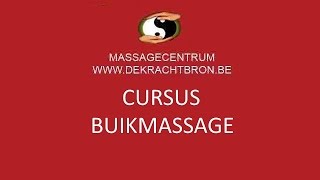 Leren masseren buikmassage met ebook [upl. by Nedda]