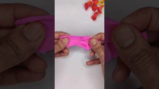 diyhow to make flowers with super clayclay craftclay artshortsshortsfeed [upl. by Constance]