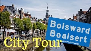 Bolsward Boalsert Friesland Fryslân The Netherlands City Tour GoPro [upl. by Ellerrehs]