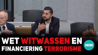 Doğukan Ergin DENK over benadeling van moslims en de Wet witwassen en financiering van terrorisme [upl. by Malliw59]