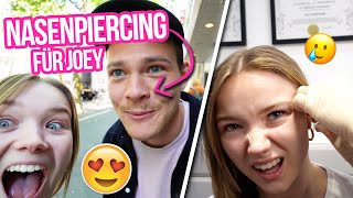 Piercings Stechen mit Julia und Joey 😱😍 [upl. by Aicre213]