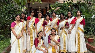 Thiruvathirakali Gajananam Vibhalam Thae  Mayamulla  EnthinevamAmrita Vishwa VidyapeethamKochi [upl. by Corina643]