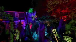 At night this Halloween display comes alive [upl. by Nahgam]