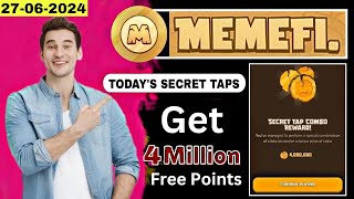 Memefi Secret Tap Combo Reward  Memefi 2000000 Coins Code  memefi Secret Code [upl. by Joelly]