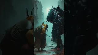 Splinter And Venom Combination Fight animalhybrid shorts ytshorts [upl. by Nodmac82]