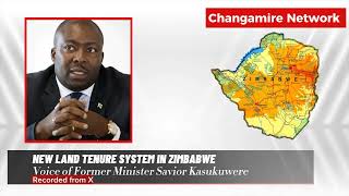 Savior Kasukuwere Speaks On New Land Tenure System In Zimbabwe 🇿🇼 zimbabwe [upl. by Iong]