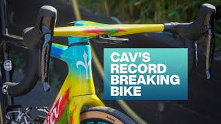 The bike that Cavendish rode to his 35th Tour de France Stage win [upl. by Artek]