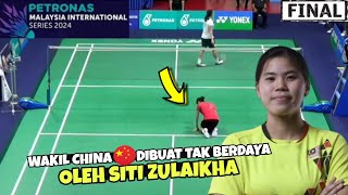 FINAL Siti Zulaikha vs Luo Sheng Xuan  PETRONAS MALAYSIA INTERNATIONAL SERIES 2024 [upl. by Baker675]