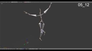 Free BVH Motion Capture Files 05 Walking Modern Dance and Ballet [upl. by Assila]