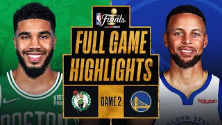 CELTICS at WARRIORS  FULL GAME 2 NBA FINALS HIGHLIGHTS  June 5 2022 [upl. by Ellened]