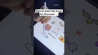 How to make this brush for Procreate ✨🫶 procreate procreatebrushes [upl. by Anaeg]