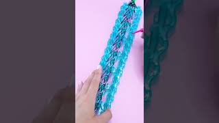 ASMR of removing the Snake Charm bracelet from two Rainbow Looms Full tutorial on our channel🐍🌈 [upl. by Lucille]