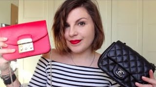 Chanel Mini VS Furla Metropolis  Comparison  DUPE [upl. by Bedelia]