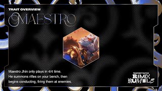 TFT Set 10 Maestro Jhin Music Track 2 [upl. by Cypro]