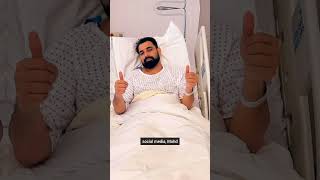 Mohammad shami Surgery🤕🧑‍🦽shorts shortvideo [upl. by Anilat]