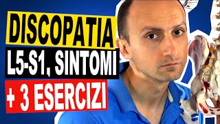 Discopatia L5S1 i Sintomi e 3 Esercizi Efficaci Che ho Testato [upl. by Pinter]