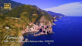 4K  Cinque Terre Vernazza up to Monterosso al Mare  Italy [upl. by Egreog]