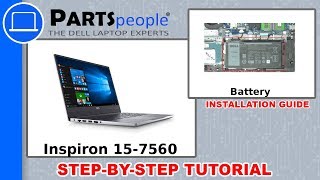 Dell Inspiron 157560 P61F001 Battery HowTo Video Tutorial [upl. by Niveb]