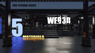 WEB3D TUTORIAL5 MATERIALS [upl. by Adliwa]