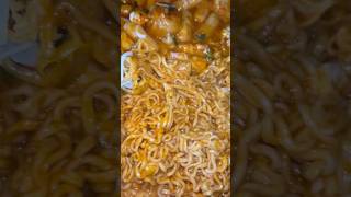 Spicy Ramen amp Rice Cake Mukbang mukbang eating ramen ricecakesmukbang [upl. by Sperry749]