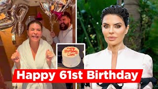 Lisa Rinna Celebrates Her 61st Birthday With Dance Party [upl. by Adaval]