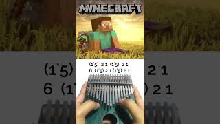 Minecraft  Haggstrom 【Kalimba Cover】 shorts minecraft youtubeshorts [upl. by Einaej]