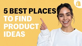 The 5 BEST Places To Find Products To Sell Online Product Research Tutorial [upl. by Nissy]