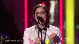 Tegan and Sara Perform quotBoyfriendquot at the 2016 iHeartRadio MMVAs [upl. by Stanton]