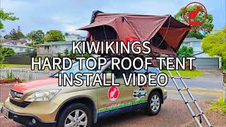 K2H16 KIWIKINGS HARD TOP ROOF TENT INSTALL VIDEO [upl. by Odille]