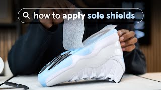 The Best Way To Protect Your New Shoes  How To Apply Sole Shields [upl. by Ariela731]