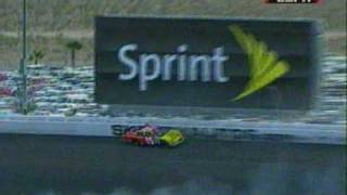 2009 Sams Town 300 Michael AnnettDJ Kennington Hard Crash [upl. by Naujed]