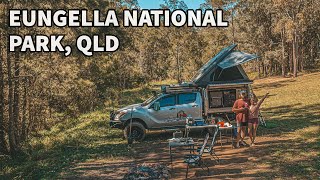 EUNGELLA NATIONAL PARK  Best camping spot at Diggings camp oven cooking awesome scenery [upl. by Olwena400]