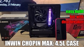 InWin Chopin Max Build  A 45L SFF ITX APU Build [upl. by Lusa9]