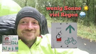 Mit dem Liegerad KMX Viper und dem Fahrrad Camper fahre ich den kompletten Vulkan Radweg [upl. by Trembly]