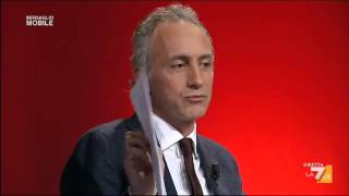 Travaglio vs Renzi quotChi ha copiato il Jobs Actquot [upl. by Hallam279]