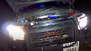 Halfords Advanced 200 brighter headlight bulbs  Land Rover Freelander 2 [upl. by Atsirtal]